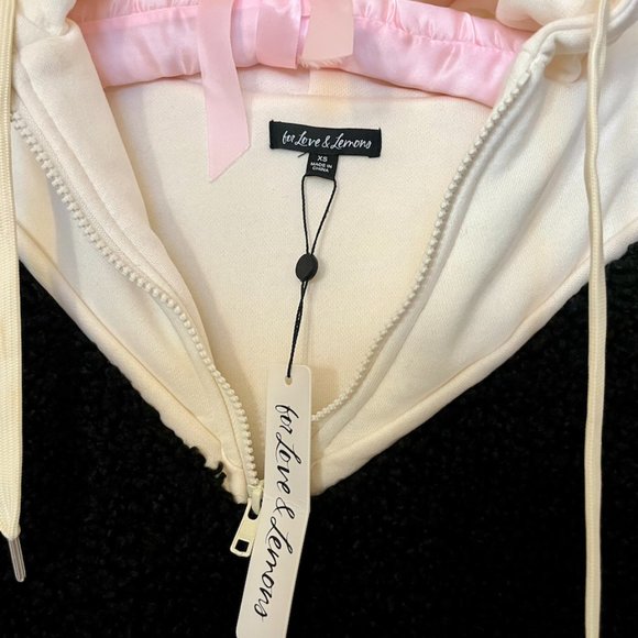 For Love and Lemons Cozy Cropped Pullover, Size XS, NWT - Picture 6 of 10